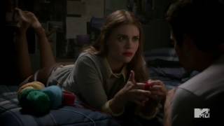 Stiles and Lydia Red String Scene Teen Wolf  3x15 [upl. by Dercy53]