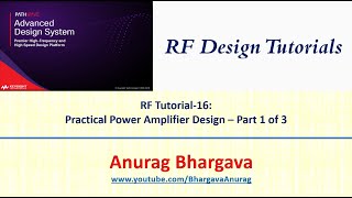 RF Design16 Practical Power Amplifier Design  Part 1 [upl. by Slayton286]