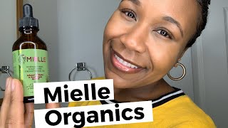 MIELLE ROSEMARY MINT SCALP AND HAIR STRENGTHENING OIL APPLICATION  REVIEW [upl. by Dlorag]