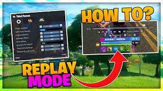 How to use Fortnite Replay Mode  Tutorial [upl. by Arahsak]