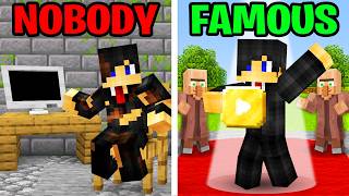 Minecraft but From NOBODY to FAMOUS… [upl. by Eoz]