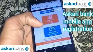 Askari bank mobile app registration [upl. by Akehsat]