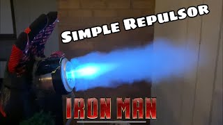 Making A SUPER SIMPLE IRON MAN REPULSOR  Cheap And Simple Build [upl. by Neyu]