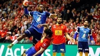 EHF EURO 2014  FRANCE vs SPAIN  Final Round Semifinal [upl. by Nekciv903]