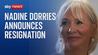 Nadine Dorries formally resigns as MP [upl. by Venterea638]