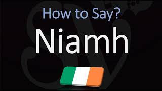 How to Pronounce Niamh CORRECTLY Irish Names Pronunciation [upl. by Tremann]