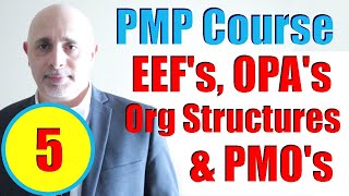 EEF OPA Organizational amp Governance Structures PMO  Full PMP Exam Prep Training Videos [upl. by Ynahteb]