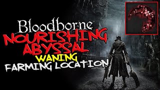 Bloodborne  Waning Cursed Nourishing Abyssal Blood Gem farming location 215  15 [upl. by Troth862]