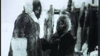 The life of Inuit People 1950s  Film 8032 [upl. by Relyuc]