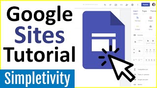 How to use Google Sites  Tutorial for Beginners [upl. by Etnahs]