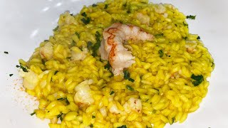 RISOTTO GAMBERONI E ZAFFERANO [upl. by Desi]