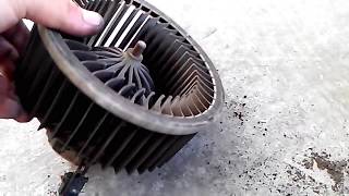 SKODA FABIA 2 HOW TO REMOVE HEATER FAN [upl. by Rainwater817]