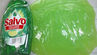 CÓMO HACER SLIME con SALVO   Experimento [upl. by Aisitel]