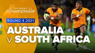 The Rugby Championship  Australia v South Africa  Rd 4 Highlights [upl. by Ennaisoj533]