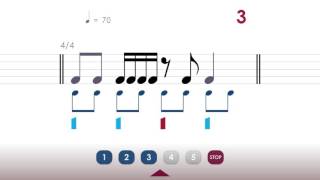 SOLFÈGE RYTHMIQUE  RHYTHMIC SIGHT READING  LESSON 2 [upl. by Suiravad]