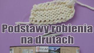 Podstawy robienia na drutach  DIY [upl. by Ytima]