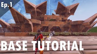 LETS BUILD A BASE  EP1  FORTNITE PvE SAVE THE WORLD STONEWOOD STORM SHIELD BASE TUTORIAL [upl. by Worthington920]