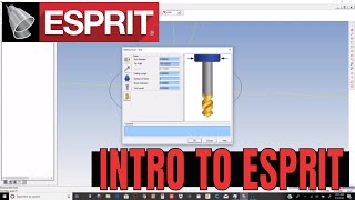 Esprit Tutorial Intro To Esprit CADCAM [upl. by Ahsyas]