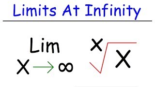 Limits at Infinity With Radicals amp Fractional Exponents [upl. by Nnyltiac841]