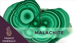 La Malachite  Lithothérapie  France Minéraux [upl. by Eatnhoj]