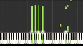 Learn Smooth Jazz Piano improv  1 C minor Synthesia Piano tutorial [upl. by Tekcirk]