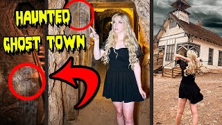 Spending 24 Hours In a HAUNTED Abandoned Ghost Town [upl. by O'Rourke711]