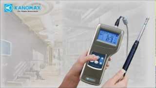 Kanomax Climomaster Hotwire Anemometer  Overview [upl. by Aenea724]