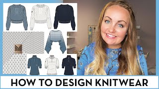 How to design knitwear amp create knitwear patterns in AI  fashion secrets [upl. by Eyla]