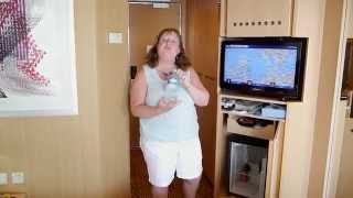 Celebrity Infinity cabin tour [upl. by Gilliette652]