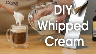 DIY whipped cream in 60 seconds [upl. by Starling]