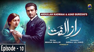 RaazeUlfat  EP 10  English Subtitles  9th June 2020  HAR PAL GEO [upl. by Olds811]