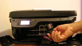 Troubleshoot quotCHECK INK PRINT CARTRIDGE” error message On HP 3830 Printer review [upl. by Sedecrem772]