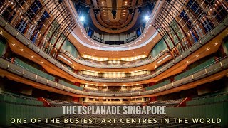 ONE OF THE MOST BUSIEST ART CENTERS IN THE WORLD  THE ESPLANADE SINGAPORE  TRAVEL  SINGAPORE [upl. by Marks]