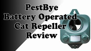 Cat Scarer  Honest review of the PestBye Ultrasonic repeller [upl. by Naves270]