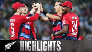 Munros 18ball 50 in Qualifier  HIGHLIGHTS  TransTasman Tri Series  BLACKCAPS v England [upl. by Adidnere]