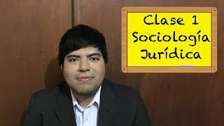 Sociología Jurídica clase 1 [upl. by Nylassej852]