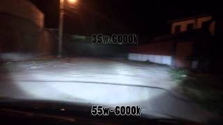 HID Xenon 55w vs 35w [upl. by Lesya266]