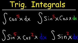 Trigonometric Integrals [upl. by Rebeca]