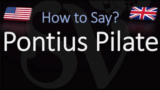 How to pronounce Pontius Pilate CORRECTLY What does Pontius Pilate mean [upl. by Nerraw802]