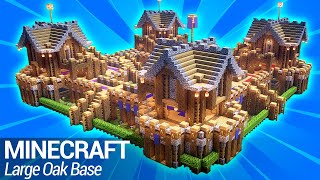 How to build a Large Base in Minecraft Easy Minecraft Survival Base Tutorial [upl. by Noella833]