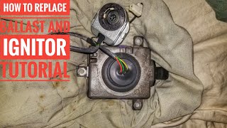 20042008 ACURA TL IGNITOR AND BALLAST REPLACEMENT TUTORIAL QUICK AND EASY [upl. by Sivert]