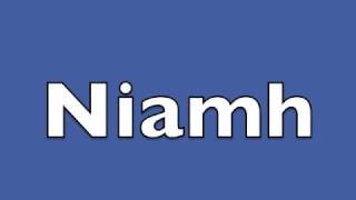 How to pronounce the Irish name Niamh [upl. by Nylegna]