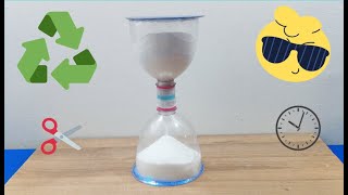 hacer un RELOJ DE SAL con botellas de plastico recicladas [upl. by Issim]