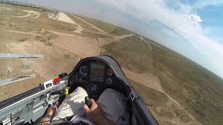 Wind Shear on Short Final  Glider Instantly Loses 100 Feet [upl. by Keverian]