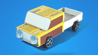 Como hacer un coche con cajas de fosforos [upl. by Htebi]