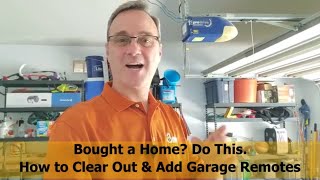 How to Reset a Garage Door Opener and Add Remotes [upl. by Portwin32]