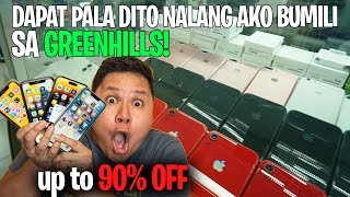 BUMILI AKO NG MGA iPHONE SA GREENHILLS LAKI NG SAVINGS KO [upl. by Safoelc]