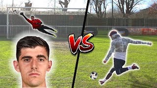 F2 SHOOTING VS COURTOIS 💥⚽️🥅  Billy Wingrove amp Jeremy Lynch [upl. by Nyladnor]