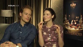 Outlander Stars Sam Heughan And Caitriona Balfe Play InStyle Agony Aunts [upl. by Vinia]