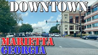 Marietta  Georgia  4K Downtown Drive [upl. by Greyson135]